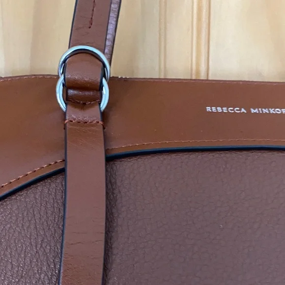 Rebecca Minkoff Brown Leather Tote Bag - Picture 3 of 15